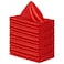 Aneco ANECO 16 Pack Square Satin Napkin Bright Silk Table Napkin Soft Smooth Fabric Table Napkin for Wedding Banquet Party Decoration Red 20 x 20 Inch