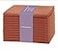 PurpleEssences Rust Set of 12 Cloth Dinner Napkins 100 Cotton 18x18 Inch Soft Durable Washable Ideal for Farmhouse Party Spring Easter Summer Perfect Everyday Use Table Linen Rust