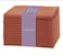 PurpleEssences Rust Set of 12 Cloth Dinner Napkins 100 Cotton 18x18 Inch Soft Durable Washable Ideal for Farmhouse Party Spring Easter Summer Perfect Everyday Use Table Linen Rust