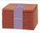 PurpleEssences Rust Set of 12 Cloth Dinner Napkins 100 Cotton 18x18 Inch Soft Durable Washable Ideal for Farmhouse Party Spring Easter Summer Perfect Everyday Use Table Linen Rust
