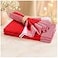 HOMIDATE Cloth Dinner Napkins Set of 4 Reusable Fabric Napkins for Weddings Parties Dining Table Decor Machine Washable Soft Linen Feel Napkins Red