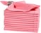 Bedding Craft Cotton Cloth Dinner Napkins Set of 12 18x18 Dianthus Pecan Hemstitched Reusable Machine Washable Fabric Napkins for Weddings Parties Everyday Dining
