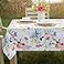 Benson Mills Spillproof SpringSummer Durable Heavyweight Fabric Indoor Outdoor Tablecloth Washable Table Cloth for Rectangle Tables PicnicPatio Table Covers 60 x 84 Rectangular Harper