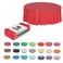 Evershine 12Pack Heavy Duty Plastic Table Covers Tablecloth Reusable Round 84 Red