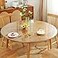 Warmstar Round Clear Table Protector 29Inch 2mm Thick PVC Tablecloth for Dining Coffee Tables