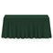Lann's Linens Lanns Linens 90 x 132 Inch Rectangular Tablecloth Washable Polyester Fabric Table Cloth for Dining Tables Restaurants Weddings Hunter Green
