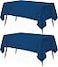 Utopia Kitchen Rectangle Table Cloth 2 Pack60x102 Inches Royal Blue Tablecloth Machine Washable Polyester Table Cover for Dining Buffet Parties Picnics Events Weddings and Restaurants