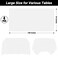 QZYL 4 Packs White Plastic Tablecloth Sturdy Disposable Table Cloth 54 X 108 Inches Paper Table Cloths for Parties Disposable Effortless Cleanup for Picnic Table Cloths Parties Birthday and Any Occasi