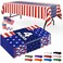 Niuara Fall Maple Plastic Table Cloth 4 Pack 54 108 Rectangle Disposable Tablecloths for 6FT Tables Table Cover for Party Holiday Gathering Use
