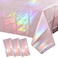 Pascliyna 3 Pack Iridescent Light Pink Tablecloth for Parties Pastel Pink Holographic Plastic Table Cover Disposable Laser Baby Pink Table Cloth for Birthday Wedding Baby Shower Party Decorations 54x1