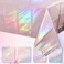 Pascliyna 3 Pack Iridescent Light Pink Tablecloth for Parties Pastel Pink Holographic Plastic Table Cover Disposable Laser Baby Pink Table Cloth for Birthday Wedding Baby Shower Party Decorations 54x1