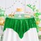 B-COOL BCOOL Green Sequin Tablecloth Christmas Decor Top Glitter Overlay Table Decoration Birthday Prom Carnival Winter Cake Cloths St Patricks Day 50x50inch