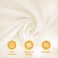 BRILLMAX 6 Pack Ivory Tablecloths 90 x 132 Inch for 6ft Rectangle Tables 150 GSM Polyester Fabric Floor Length Drop Water Stain Wrinkle Resistant Cloth Cover for Wedding Reception Banquet