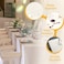 BRILLMAX 6 Pack Ivory Tablecloths 90 x 132 Inch for 6ft Rectangle Tables 150 GSM Polyester Fabric Floor Length Drop Water Stain Wrinkle Resistant Cloth Cover for Wedding Reception Banquet