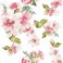 Cerulean Vinyl Tablecloth with Flannel Backing Waterproof OilProof PVC Table Cloth StainResistant Wipeable Rectangle Table Cover for Indoor and Outdoor Size Cherry Blossom 52x70