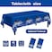 Childom 2 Pack Fathers Day Tablecloth54 x 108 Plastic Disposable Table Covers for RectangleFathers Day Decorations for Party SuppliesPlastic Party Table Cloth for Home Dinner Picnic Buffet Tables