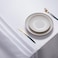 Counfeisly 1 Pack Square Satin Table Cover Silkly Soft Table Cloth Satin Dining Table Cloths for Wedding Banquet Table Decoration Dining Room Indoor and Outdoor Use 52 x 52 Inches Taupe