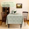 CPC COTTON CPC Tablecloth 100 Cotton 60x60 Inch Indian Block Print Easter Square Table Cover Table Cloth for Weddings Parties Jade Green 4Seater