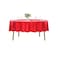 Cupuamon 70 inch Round Tablecloth Washable Polyester Table Cloth Decorative Table Cover for Wedding Party Dining Banquet70 inchRed