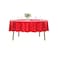 Cupuamon 70 inch Round Tablecloth Washable Polyester Table Cloth Decorative Table Cover for Wedding Party Dining Banquet70 inchRed