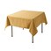 Cupuamon Square Tablecloth 70x70 inch Washable Polyester Fabric Table Cloth for Wedding Party Dining Banquet Decoration70x70Gold
