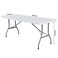 eccwai 2Pack Spandex Waterproof Table Covers 6ftSpandex 6ft Waterproof Table Cover for PartyWedding Banquet and EventsRed