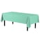 Exquisite 12Pack Premium Plastic Tablecloth 54in x 108in Rectangle Table Cover Mint Green