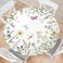 Fecvdlis Spring Summer Flower Round Fitted Tablecloth with Elastic Edge Wipeable Table Cloth Waterproof Reusable Outdoor Table Cover for Kitchen Picnic Patry Indoor Fits 4448 Diameter Round Tables