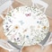 Fecvdlis Spring Summer Flower Round Fitted Tablecloth with Elastic Edge Wipeable Table Cloth Waterproof Reusable Outdoor Table Cover for Kitchen Picnic Patry Indoor Fits 4448 Diameter Round Tables