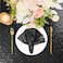 FYLEDAEE Black Sequin Tablecloths for Parties50 X 80 inch Rectangle Glitter Shinning Table Cover Fitted 6FT Table for Birthday Wedding Valentine s Day Bridal Holiday Event Decorations