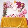 FYLEDAEE Gold Sequin Tablecloth 90X132 inch Rectangular Glitter Shiny Table Cover for Wedding Baby Shower Birthday Christmas Thanksgiving Party Dinners Dessert Table Decor