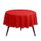 Gee Di Moda Round Tablecloth 70 Inch Red Round Table Cloth for 24 to 48 Inch Round Tables Heavy Duty Washable Fabric for Buffet Table Holiday Party Dinner Wedding Baby Shower
