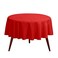 Gee Di Moda Round Tablecloth 70 Inch Red Round Table Cloth for 24 to 48 Inch Round Tables Heavy Duty Washable Fabric for Buffet Table Holiday Party Dinner Wedding Baby Shower