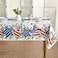 Horaldaily 4th of July Tablecloth 60x120 Inch Patriotic Eucalyptus Star Independence Day Memorial Day Table Cover for Party Picnic Dinner Decor