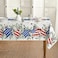 Horaldaily 4th of July Tablecloth 60x120 Inch Patriotic Eucalyptus Star Independence Day Memorial Day Table Cover for Party Picnic Dinner Decor