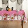 Horaldaily Halloween Tablecloth 6084 Inch Rectangular Pink Bat Ghost Pumpkin Spider Cobweb Washable Seasonal Table Cover for Party Picnic Dinner Decor