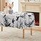 Horaldaily Halloween Tablecloth 60x84 Inch Rectangular Crow Tree Washable Table Cover for Party Picnic Dinner Decor
