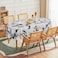 Horaldaily Halloween Tablecloth 60x84 Inch Rectangular Crow Tree Washable Table Cover for Party Picnic Dinner Decor