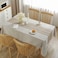 JIALE Tablecloths for Rectangle Tables Cotton Linen Table Cloth Waterproof Tablecloth Wrinkle Free Farmhouse Dining Tables Cover Soft Fabric Table Cloths with Tassels Brown 55 X 102 810 Seats