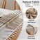 JIALE Tablecloths for Rectangle Tables Cotton Linen Table Cloth Waterproof Tablecloth Wrinkle Free Farmhouse Dining Tables Cover Soft Fabric Table Cloths with Tassels Brown 55 X 102 810 Seats