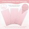 Kesfey 3 Packs Ombre Rose Gold Tablecloth 54 x 108 Inch Gradient Pastel Rose Gold Sequin Table Cloths Rectangle Disposable Plastic Rose Gold Sprinkle Glitter Table Cover for Birthday Party Decorations