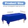 Kopokita 2PCS Royal Blue Plastic Tablecloths 54 x 108 Inch Disposable Table Cloths Rectangle Party Table Covers