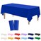 Kopokita 2PCS Royal Blue Plastic Tablecloths 54 x 108 Inch Disposable Table Cloths Rectangle Party Table Covers