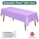 PARTY ULYJA Lavender Plastic Tablecloths 2 Pack Lilac Disposable Table Covers 54 x 108 Inch Bridal Shower Party Tablecovers PEVA Mauve Table Cloths for BBQ Birthday Wedding Parties 8 ft Rectangle Tabl