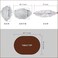 LIBERECOO Oval Fitted Vinyl Tablecloth Fits 48 x 68 Inch Oval Table Weather Grey Wood Waterproof Elastic Edged for Secure Fit Easy to Clean Plastic Table Cover