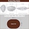 LIBERECOO Oval Tablecloth Vinyl Fitted Elastic Edge with Flannel Backing Fits 48 x 68 Inch Oval Table White Marble Pattern Waterproof Wipeable Table Cover