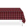 LIKAJON 6 Pack Red and Black Checkered Tablecloth Red Christmas New Years Plastic Table Cloths for Parties Disposable 54 x 108 inch Waterproof Gingham Camping Tablecloth for Birthday Party Picnic