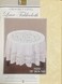 Better Home New crochet vinyl lace tablecloth 70 round bone beige