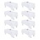 pepmily 8 Pack White Table Cloth 60x126 Inch Rectangle Tablecloths for 8 Foot Rectangle Tables Wrinkle Resistant Washable Polyester Fabric Rectangular Table Cover for Dining Banquet Wedding Party