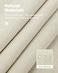 Pureegg Rectangle Linen Tablecloth Waterproof Stain Resistant WrinkleFree Table Cloth Adds Elegance and Protection Ideal for Dining Party Wedding and Outdoor 52 x 70 Inch Cream Ivory